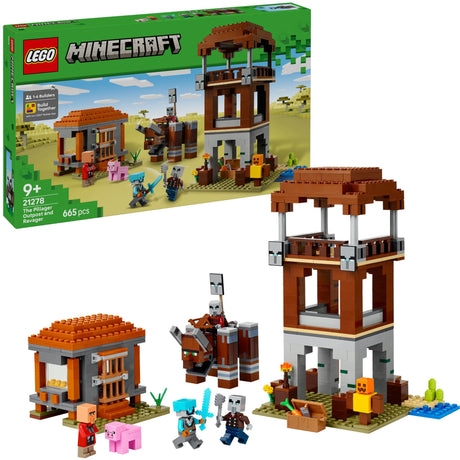 Lego minecraft de plunderaar buitenpost en verwoester bouwpakket - 21278