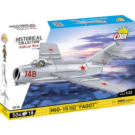 Cobi historical collection - mig-15 fagot constructiespeelgoed (schaal 1:32)