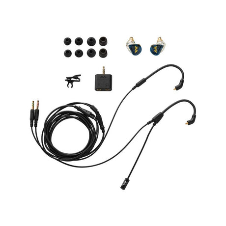 Antlion kimura duo in-ear oortjes (zwart blauw)