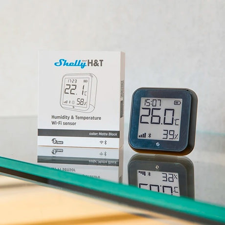 Shelly wifi temperatuur- en vochtigheidssensor voor smart home