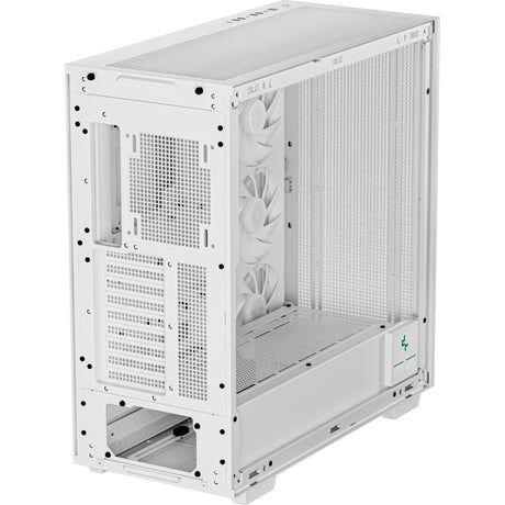 Deepcool morpheus midi tower behuizing (wit | 4x usb-a | 1x usb-c | rgb | tempered glass)