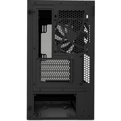 Nzxt h3 flow midi tower behuizing (zwart (mat) | 1x usb-a | 1x usb-c | tempered glass)