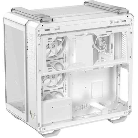 Asus tuf gaming gt502 horizon argb midi tower behuizing (wit | 3x usb-a | 1x usb-c | tempered glass)