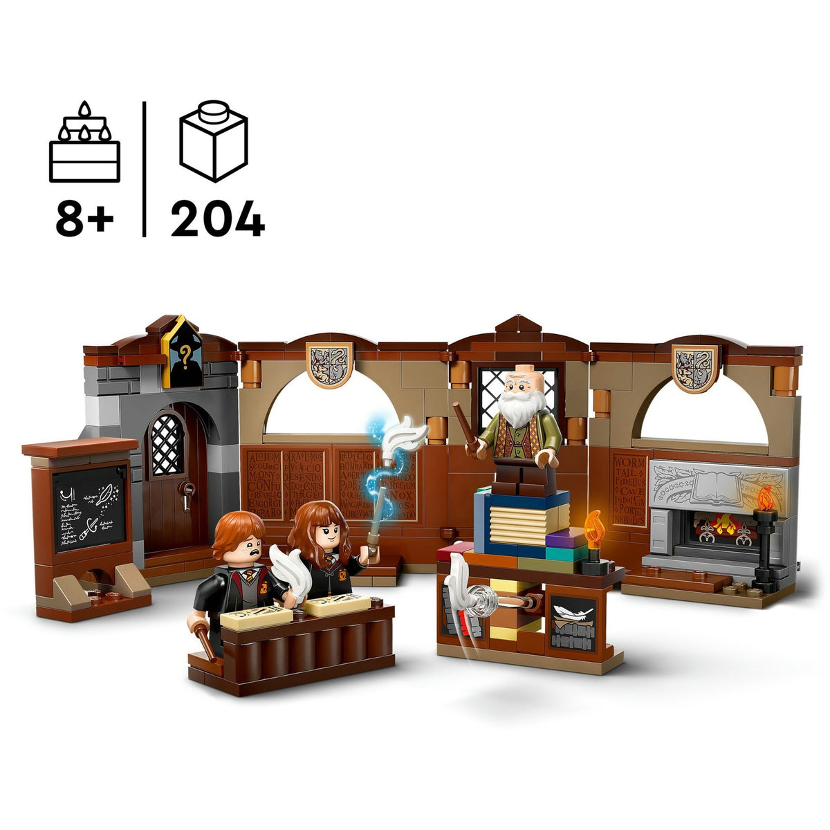 Lego harry potter kasteel zweinstein: toverspreukenles speelgoed voor 8 jaar en ouder 76442