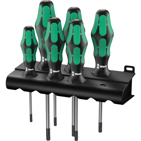 Wera 367 6 schroevendraaierset kraftform plus (zwart groen, 6-delig)