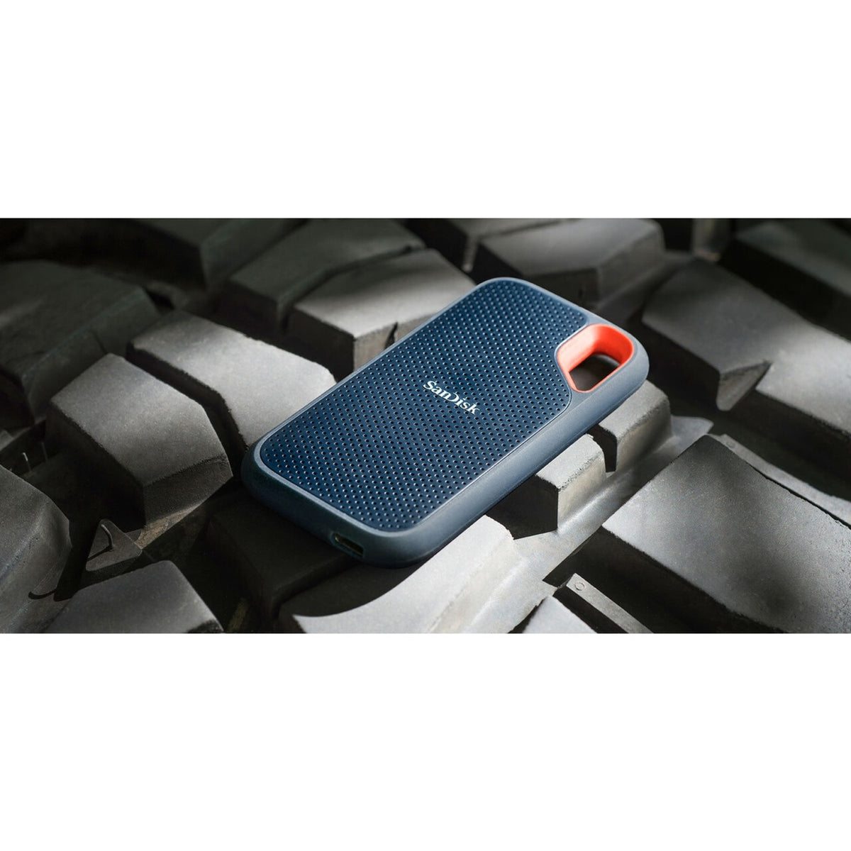 Sandisk extreme portable v2, 2 tb externe ssd (zwart oranje, sdssde61-2t00-g25, usb-c)