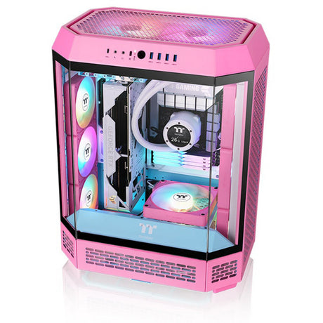 Thermaltake ct120 ex reverse argb sync pc cooling fan pink (3-fan pack) case fans (pink, 3 stuks, 120 x 120 x 25 mm, pwm)