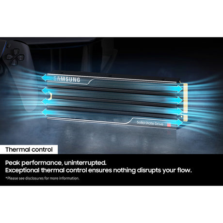 Samsung 9100 pro heatsink 4 tb ssd (mz-vap4t0cw, pcie gen 5.0 x4, nvme 2.0)