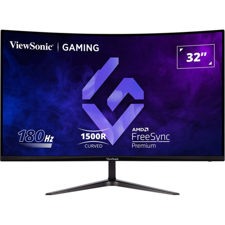 Viewsonic vx3218-pc-mhd 32 curved gaming monitor (zwart, 2x hdmi, 1x displayport, 180 hz)