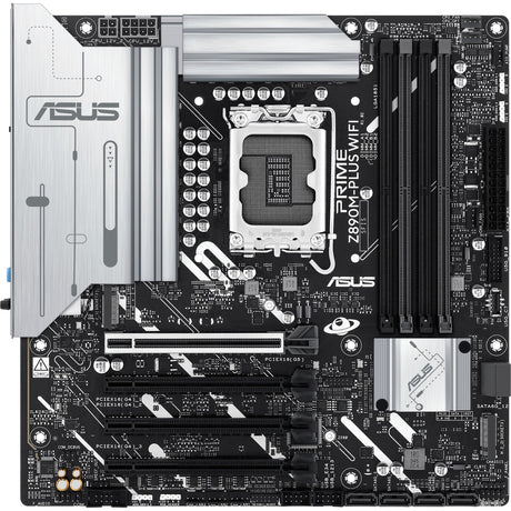 Asus prime z890m-plus wifi socket 1851 moederbord (raid, 2.5gb-lan, wi-fi 7, bt, sound, µatx)