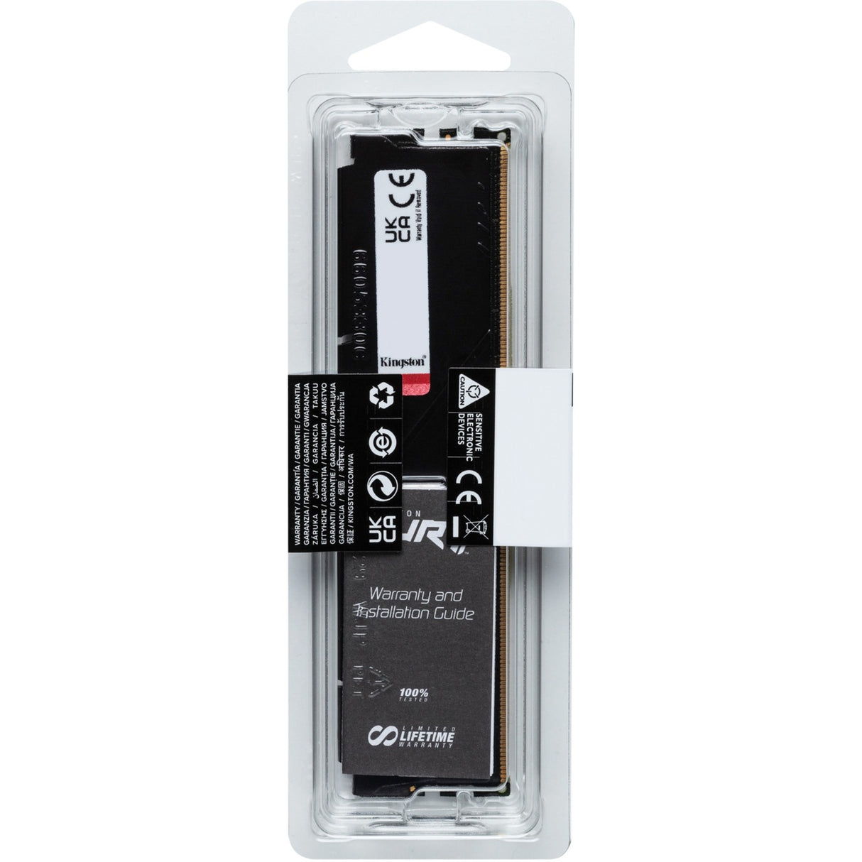 Kingston fury 16 gb ddr5-5600 werkgeheugen (zwart, kf556c40bb-16, beast, xmp)