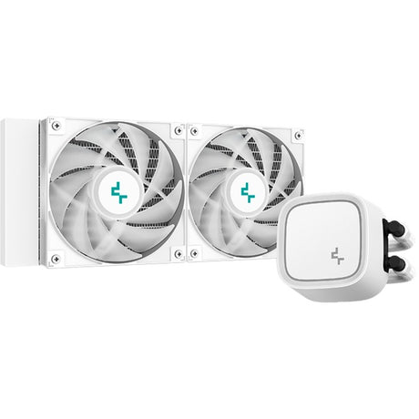 Deepcool le520 wh waterkoeling (wit, 4-pins pwm fan-connector)