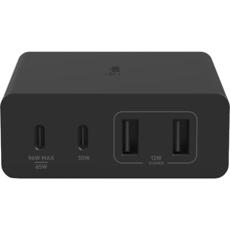 Belkin boostcharge pro 4-poorts gan wandlader (zwart, 2x usb-c, 2x usb-a, 108w)