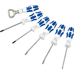 Wera special edition delfts blauw schroevendraaier (wit blauw, 6-delig)