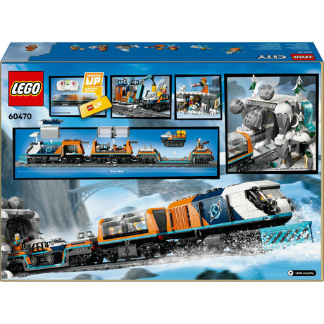 Lego city onderzoekstrein op de noordpool voertuig speelgoed - 60470