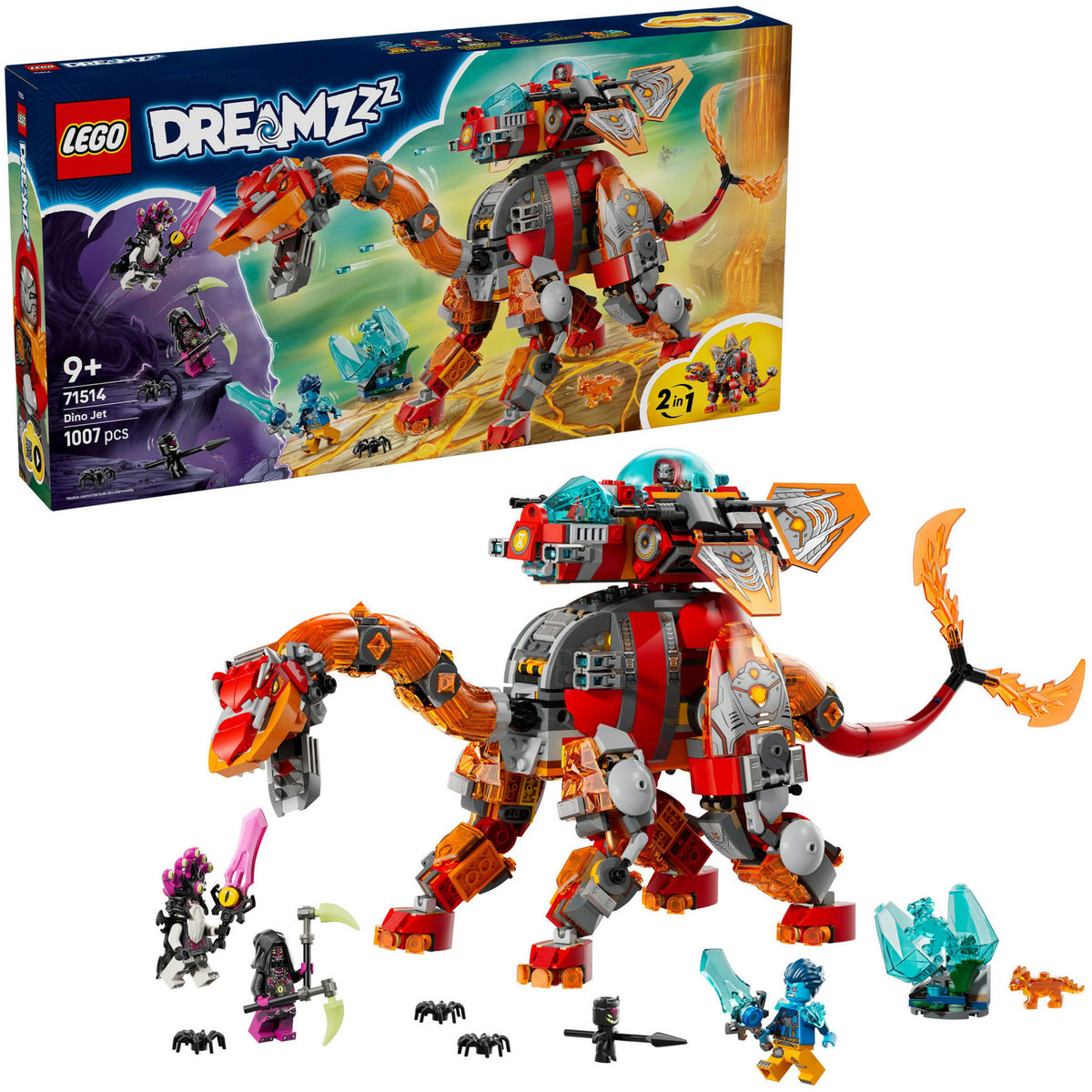Lego dreamzzz - dinoruimteschip constructiespeelgoed (71514)