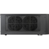 Silverstone sst-gd11b htpc behuizing (zwart | 2x usb-a | 1x usb-c)