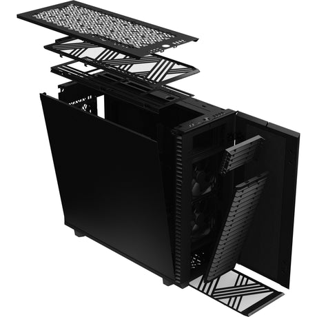 Fractal design define 7 xl big tower behuizing (zwart | 4x usb-a | 1x usb-c)