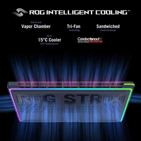 Asus rog strix g18 g815lr-s9103w 18 copilot+ gaming laptop (zwart grijs | core ultra 9 275hx | rtx 5070 ti | 32 gb | 2 tb ssd)