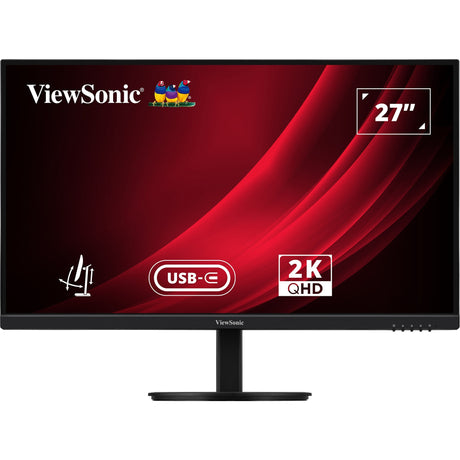 Viewsonic vg2709-2k-mhdu-2 27 monitor (zwart, 1x displayport, 1x hdmi, 1x usb-c, 2x usb-a)