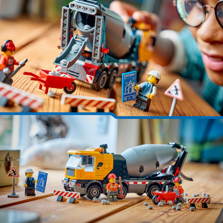 Lego city great vehicles - cementwagen - 6+ jaar - inclusief figuren