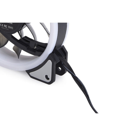 Alphacool eiszyklon aurora lux digital rgb case fans (3 stuks, 120 x 120 x 25 mm, 3-pins fan-connector)