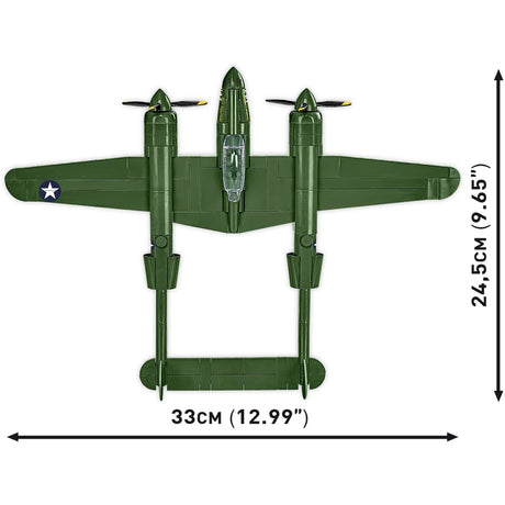 Cobi historical collection - lockheed p-38 lightning constructiespeelgoed (schaal 1:48)