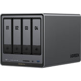 Ugreen nasync dxp4800 plus (grijs, 1x 2,5gbe, 1x 10gbe, hdmi, usb-c)