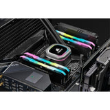 Corsair vengeance rgb pro sl 32 gb ddr4-3200 (2x 16 gb) werkgeheugen (zwart, cmh32gx4m2e3200c16, xmp 2.0)