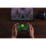 8bitdo ultimate 3-mode controller voor xbox (groen transparant, xbox series x|s, xbox one, pc, bluetooth usb-c 2.4 ghz )