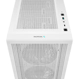 Deepcool ch560 midi tower behuizing (wit | 1x usb-a | 1x usb-c | rgb | tempered glass)