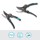 Gardena snoeischaar premiumcut pro fresh wood, bypass (grijs turquoise, 24 mm snoeidiameter)