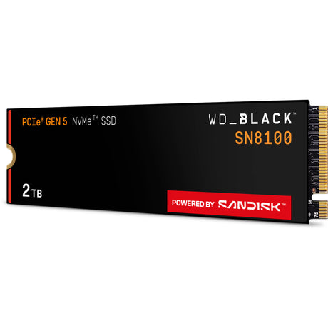 Wd black sn8100 2 tb ssd (pcie 5.0 x4, nvme 2.0, m.2 2280)