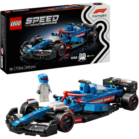Lego speed champions visa cash app rb vcarb 01 f1 racewagen set - 77246