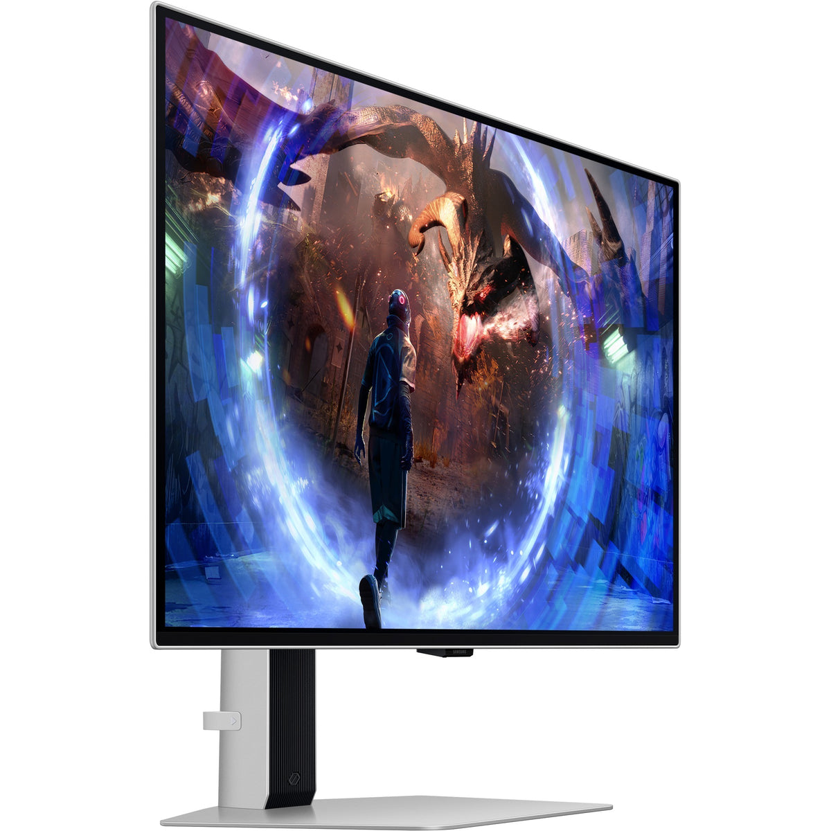Samsung odyssey oled g6 ls27dg 27 gaming monitor (zilver, 2x hdmi, displayport, 2x usb-a, 360 hz)
