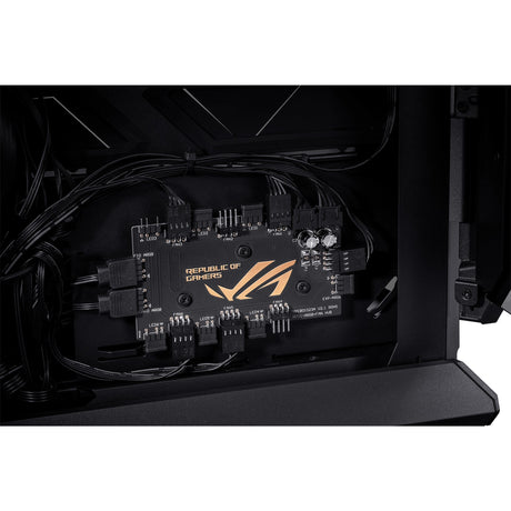 Asus rog hyperion gr701 big tower behuizing (zwart | 4x usb-a | 2x usb-c | rgb | tempered glass)