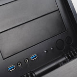 Silverstone grandia gd07b htpc behuizing (zwart | 2x usb-a)