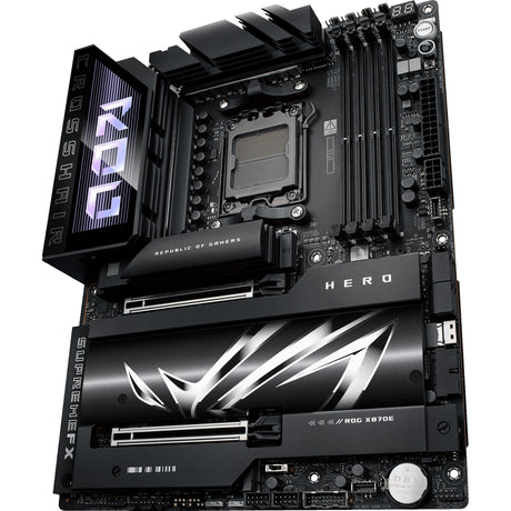 Asus rog crosshair x870e hero socket am5 moederbord (raid, 5gb-lan, 2,5gb-lan, wi-fi 7, bt, sound, atx)