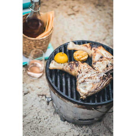 The windmill gietijzeren grillrooster grillplaat (zwart, ø 31,5 cm)