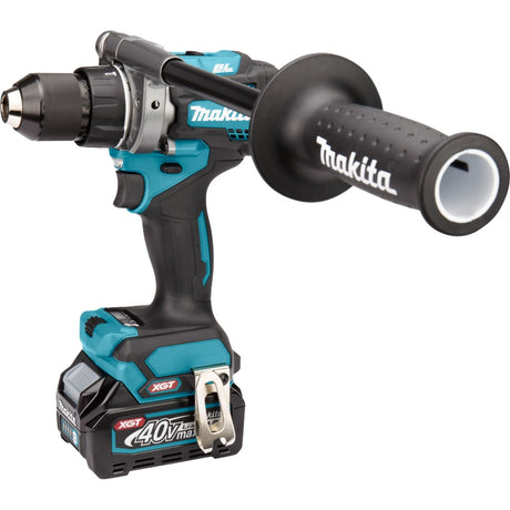 Makita 40 v max boor- schroefmachine xgt df001gd201 schroeftol (blauw zwart, mbox, oplader en 2 accu's (2,5 ah) inbegrepen)