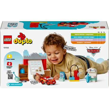 Lego duplo disney en pixar cars mcqueens bezoek aan docs garage - 10456