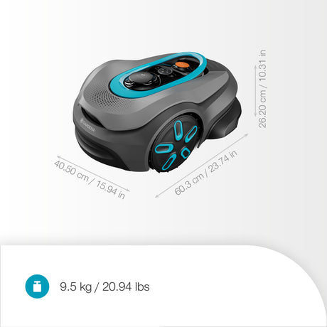 Gardena smart sileno sense 600 m² robotmaaier - voor gazons tot ca. 600 m² - grensdraadvrij