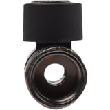 Alphacool 2-way kogelkraan g1 4 nickel kraanstuk (zwart)