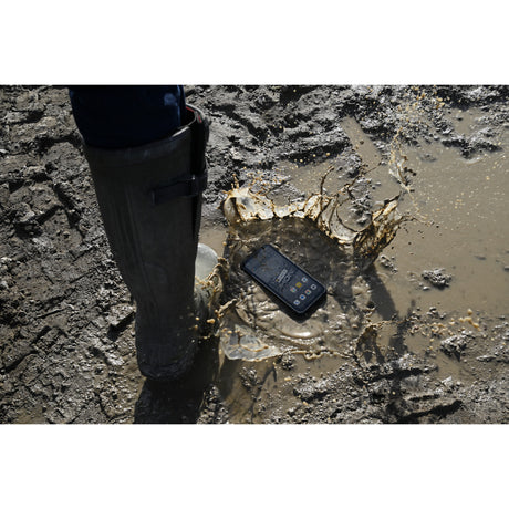Jcb toughphone e50 smartphone (zwart | 128 gb | android 16 | dual-sim)