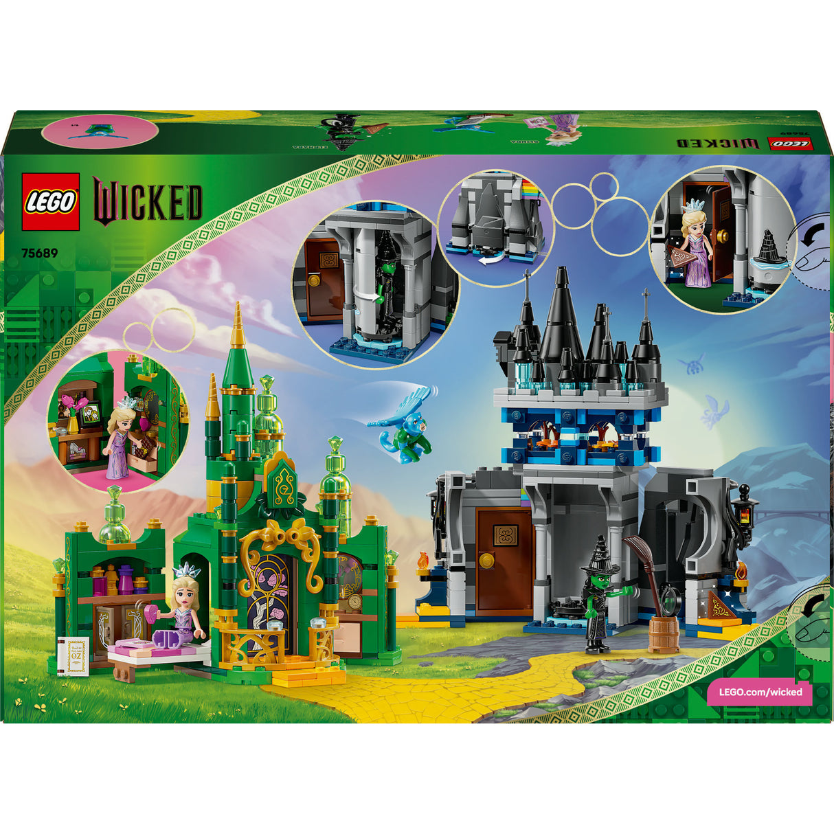 Lego ® wicked emerald city en kiamo ko kasteel, bouwset - 75689