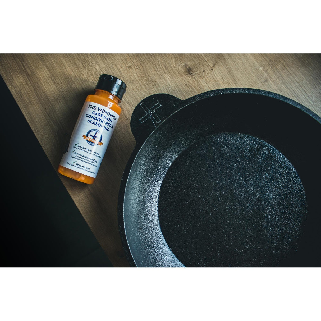 The windmill seasoning cast iron conditioner olie (250 ml)