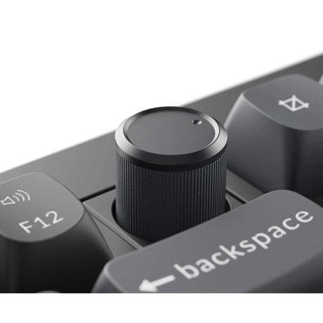 Keychron v6 ultra 8k wireless custom mechanical keyboard (zwart, us lay-out (qwerty), silk pom red, 100%, rgb, hot swap, 2.4 ghz | bluetooth 5.3 | usb-c)