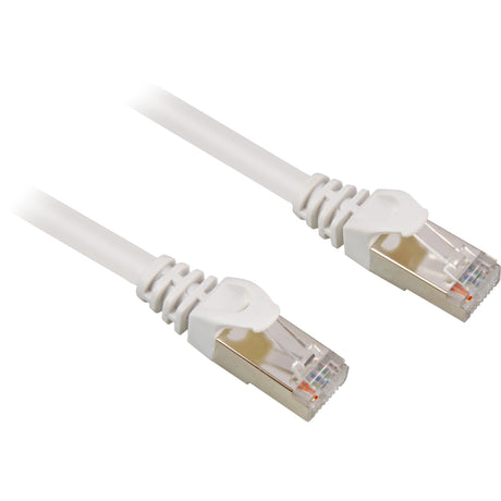 Sharkoon netwerkkabel sftp, rj-45 met cat.6 (wit, 3 meter)