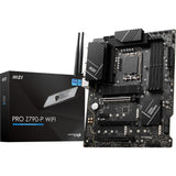 Msi pro z790-p wifi socket 1700 moederbord (zwart, raid, 2.5 gb-lan, wi-fi 6e, bt, sound, atx)