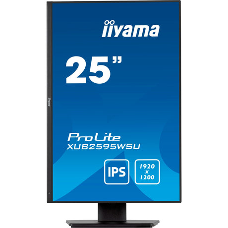 Iiyama prolite xub2595wsu-b5 25 monitor (zwart, hdmi, displayport, vga, 2x usb-a, usb-b)